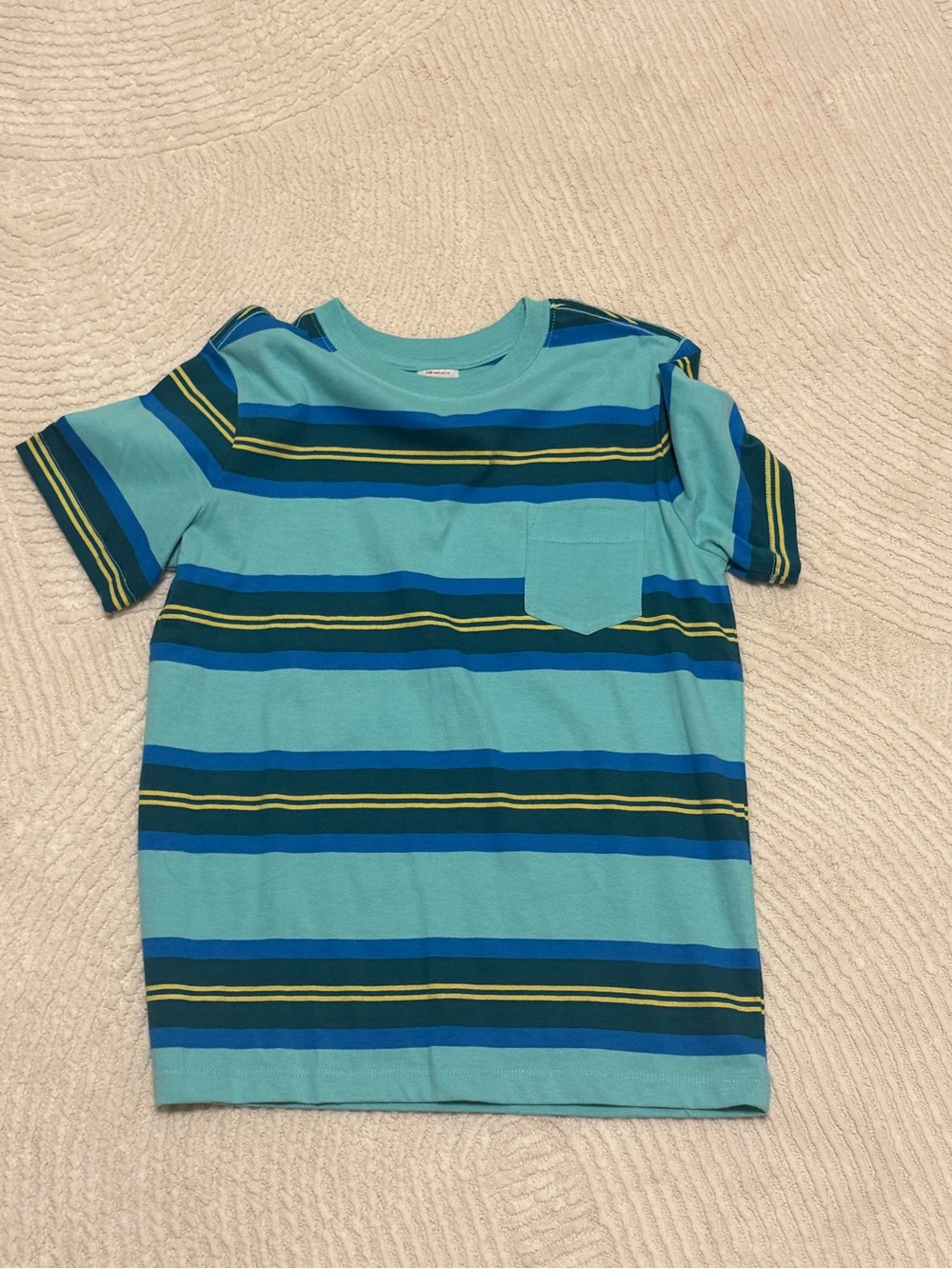 Hanna Andersson striped pocket tee, size 10